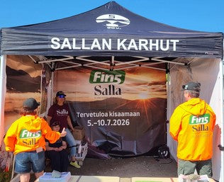 FIN 5 Salla 5.-10.7.2026 bussikuljetukset ja pysäköinti