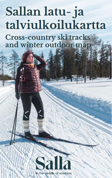 Salla trail and winter outdoor map