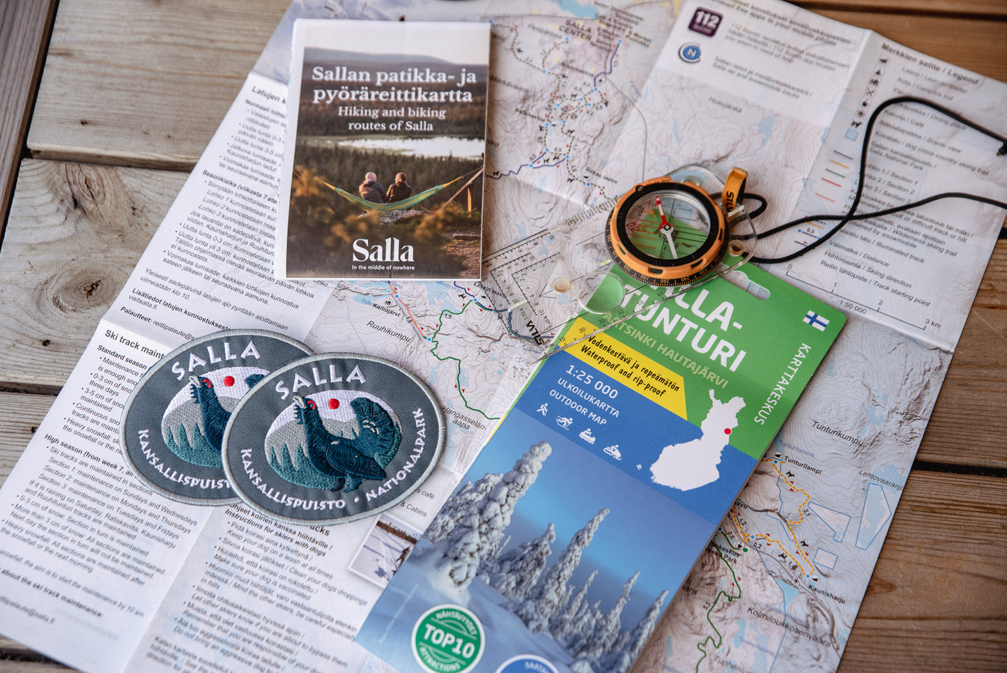 Salla National Park fabric label