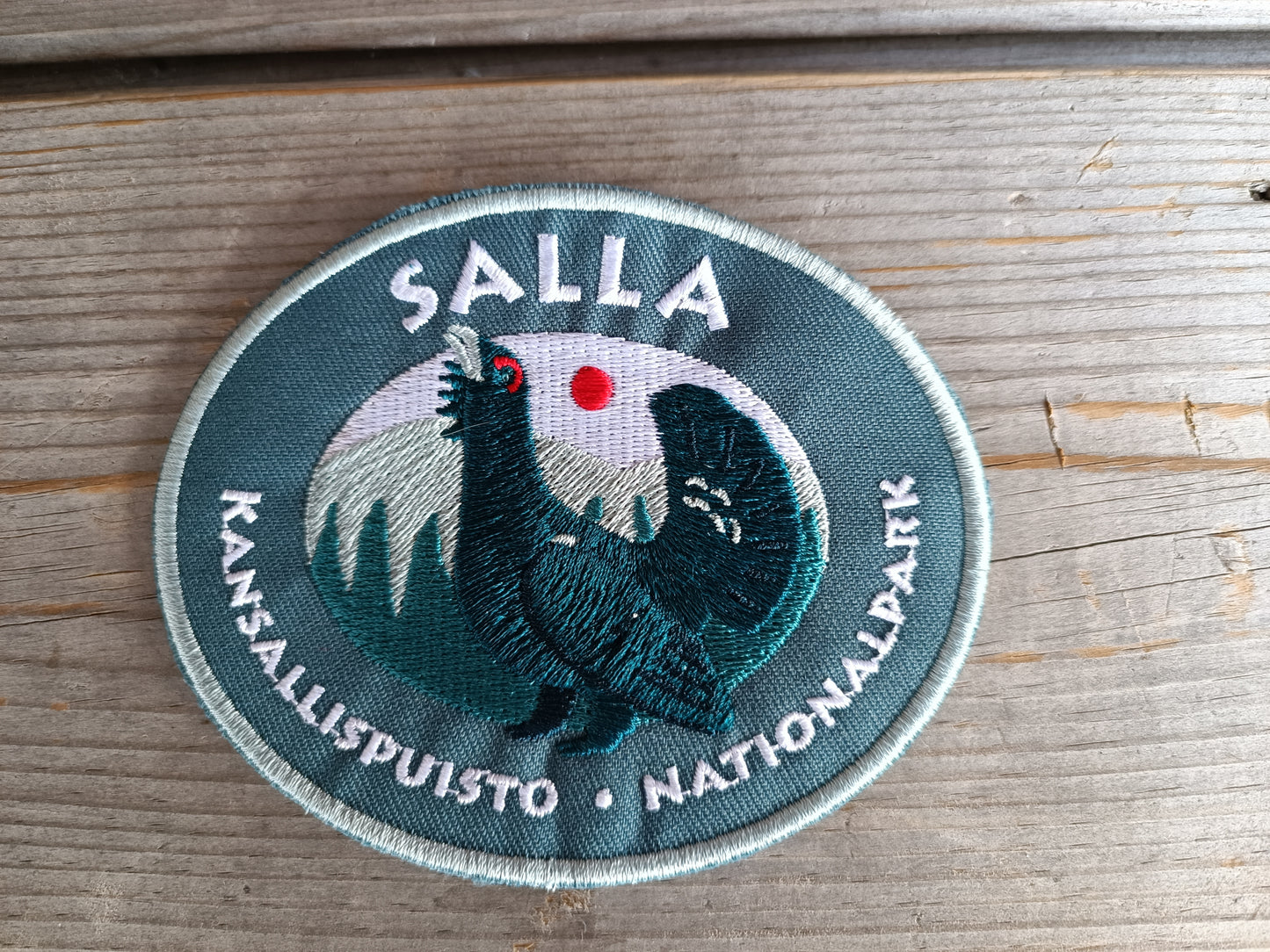 Salla National Park fabric label