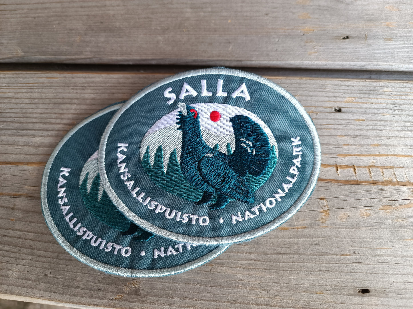Salla National Park fabric label