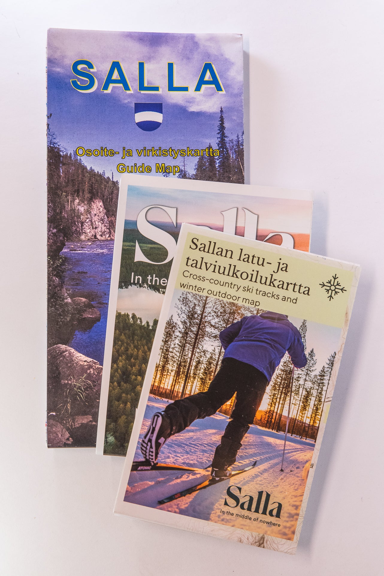 Salla trail and winter outdoor map