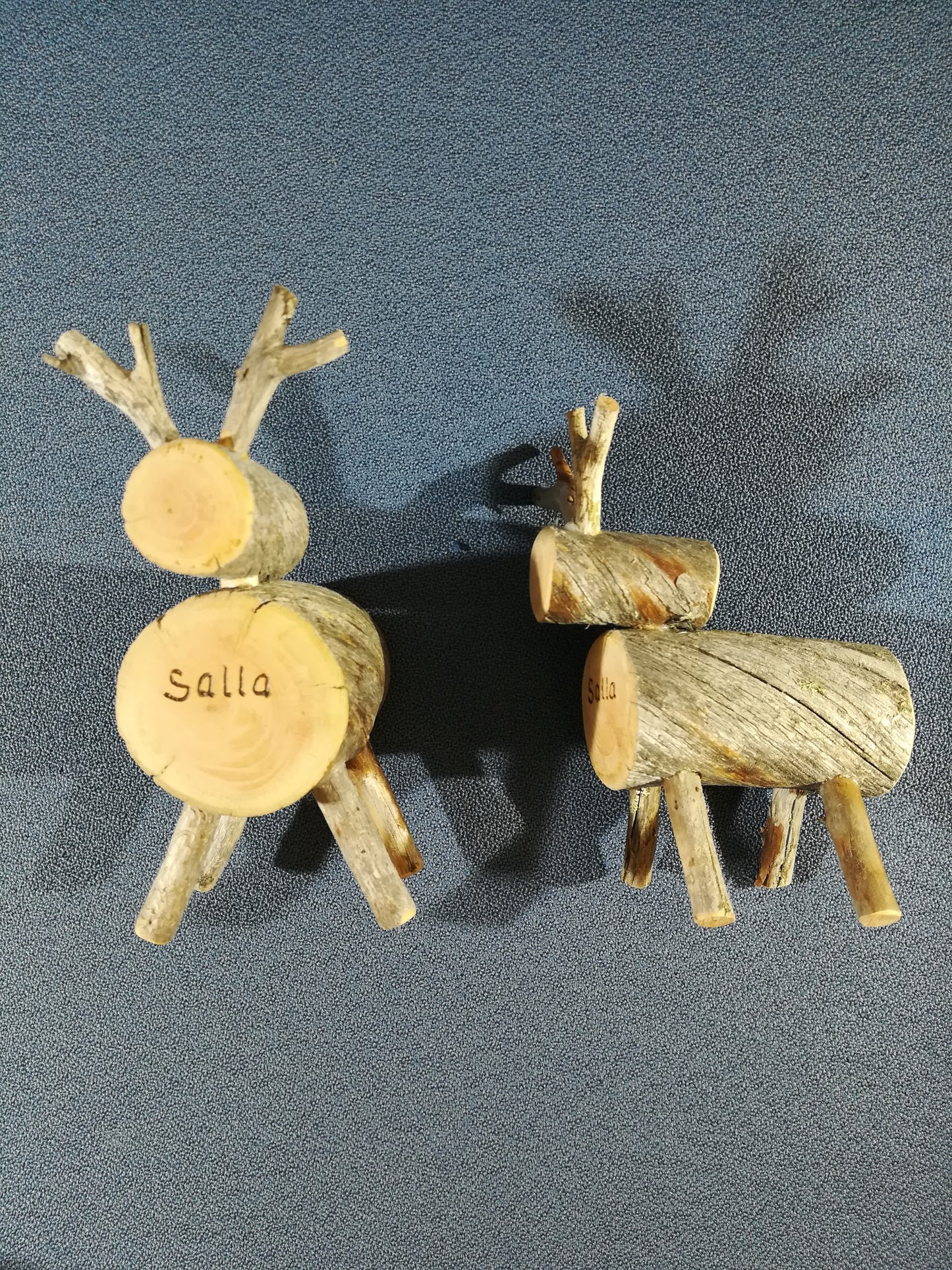 Decorative reindeer - handmade in Salla - Puuppeli