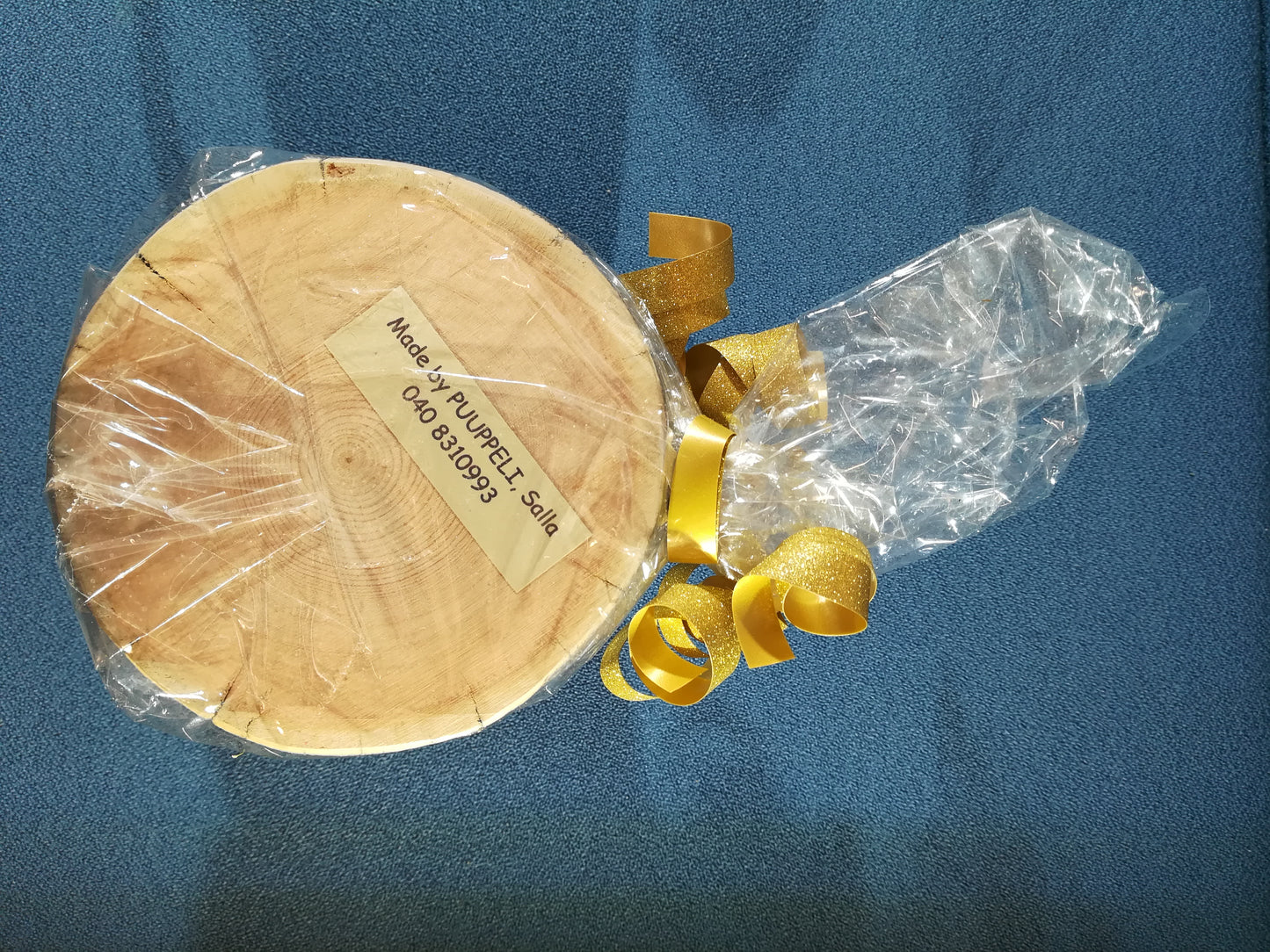 Reel stick reel - handmade in Salla - Wooden game