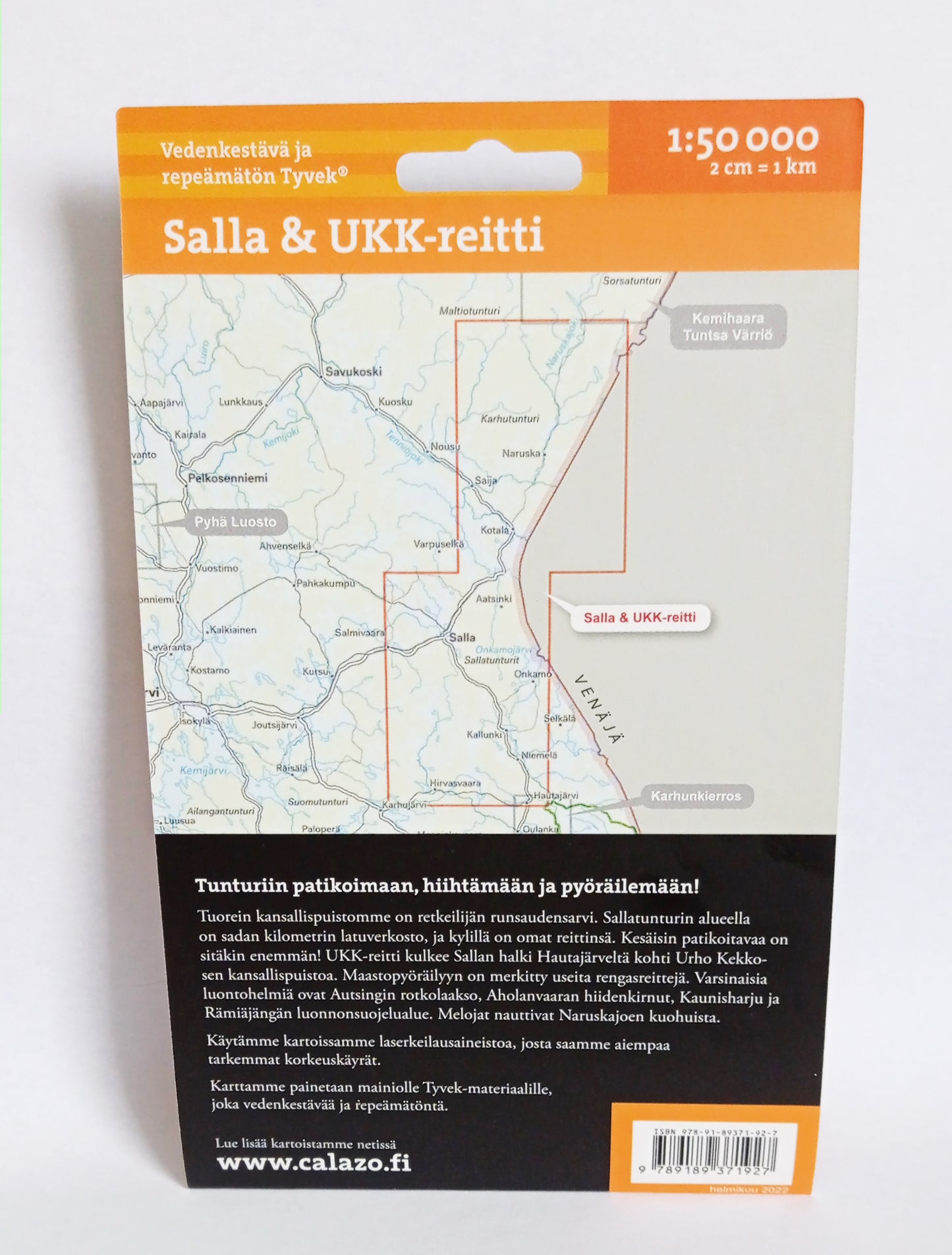 Salla & UKK route 1:50,000 map