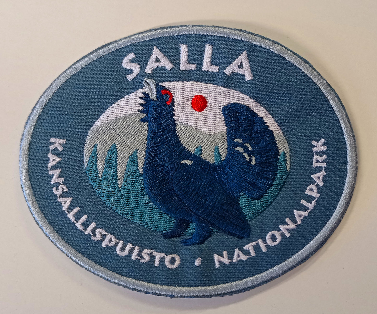 Salla National Park fabric label