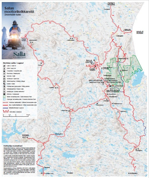Sled route map