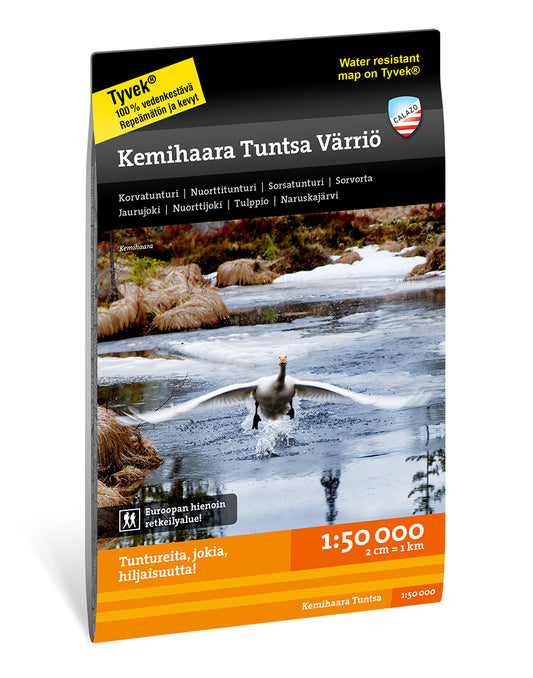 Kemihaara Tuntsa Värriö -kartta